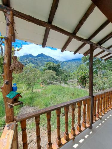 View, Mirador De Las Piramides in Jenesano