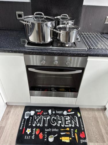 Kitchen, Affluent Living Property perfect for contractors and individuals in Wigan