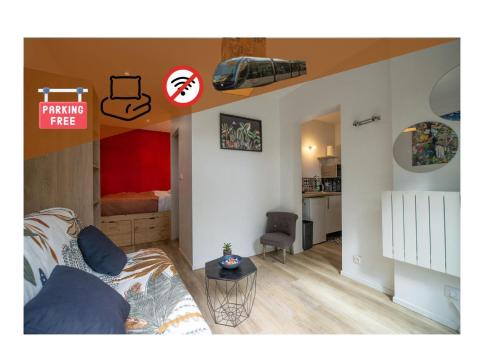 Maisonnette - Proximité ville & tram - Location saisonnière - Pessac
