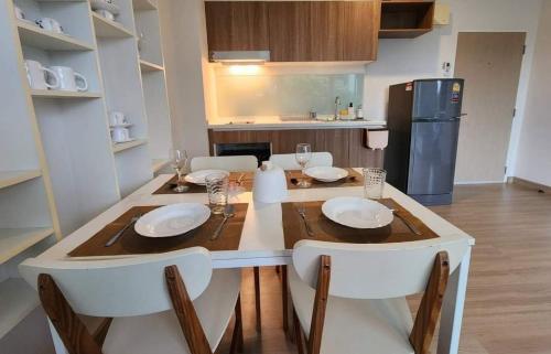 Konyha, Bann Khao Yai 50 Sqm-Corner, King bed, Balcony near Khao Yai National Park