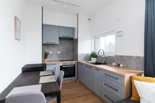 Kitchen, Lineburg Villa Apartments in Warsaw