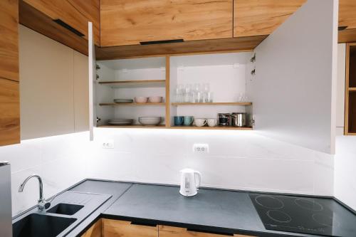 廚房, Apartman Biser 5 in 魯馬