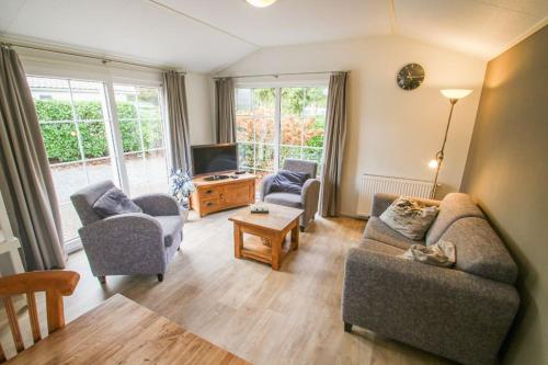 Luxe vrijstaande chalet in เอพ