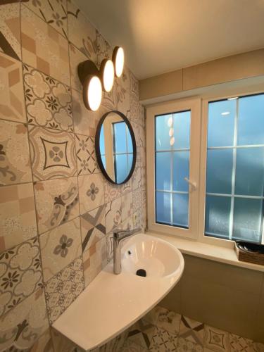 Fürdőszoba, Molo 4 appartment in Giruliai