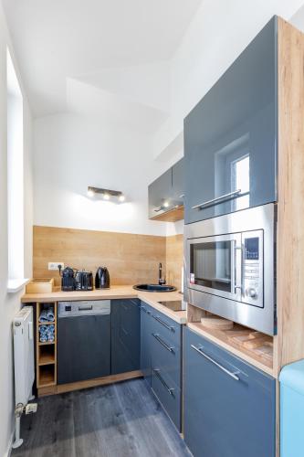 廚房, SweetHome - Maisonette Apartment, Parkplatz, WiFi, nähe Zentrum (SweetHome - Maisonette Apartment, Parkplatz, WiFi, nahe Zentrum) in 福斯滕費爾德布魯克