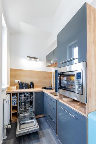 廚房, SweetHome - Maisonette Apartment, Parkplatz, WiFi, nähe Zentrum (SweetHome - Maisonette Apartment, Parkplatz, WiFi, nahe Zentrum) in 福斯滕費爾德布魯克