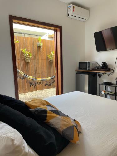 Suíte do Mar - pé na areia em Itamambuca