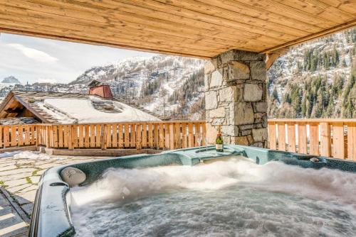 Chalet Zanskar - Chalet 5 - 180m2 - 6 chambres, 6 salles de bain, jacuzzi MAE-3407 in เลเบรวิแยร์