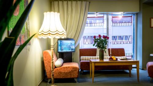 ล็อบบี้, ARIBE Hotel Klaipeda, Free parking in ไคลเพดา