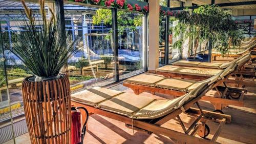 מרחצאות חמים, Haus Roseneck mit gratis Zugang zur Jod-Sole-Therme in באד בבנסן