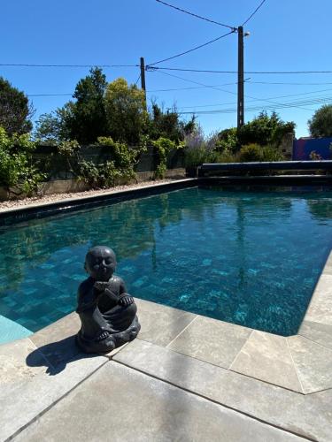 Studio les Iris climatisé, entre mer et collines, classé meublé de tourisme 2 étoiles - Location saisonnière - Allauch