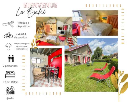 Le Baki - Lac, randonnée, vue gîte à louer Badel