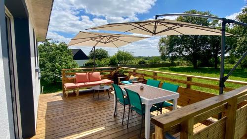 Grande Maison avec jardin 7-8 pers proche RIA d'Etel gîte à louer Kergo