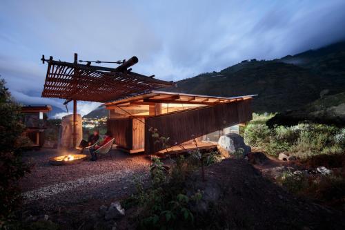 Volcán Tungurahua y arquitectura - Energía Renovable