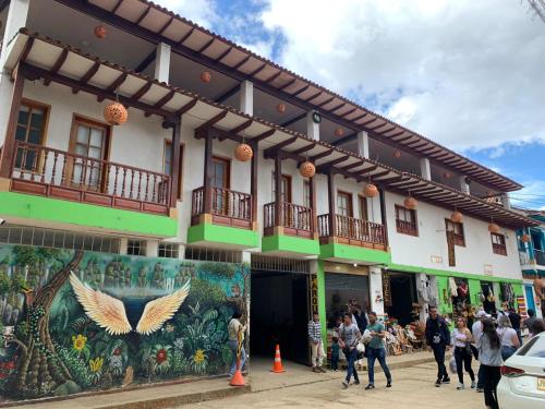 Viesnīcas āriene, Hotel La Candelaria in Ráquira