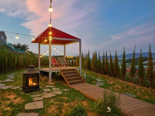 경산 토끼집 스테이 3성급 싱글룸 레스토랑