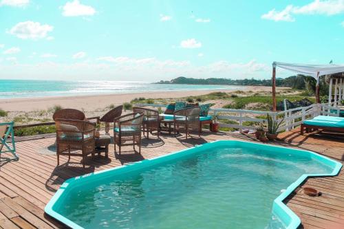 Terraza/balcón, Lehani Beach Hostel in Inhambane