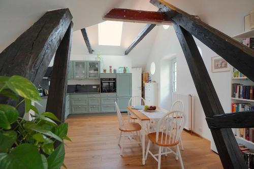 köök, Ferienwohnung "Wasserburg" in Ascheffel