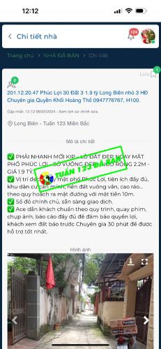 호앙마이구의 아파트먼트 (30m², 침실 1개, 프라이빗 욕실 1개)