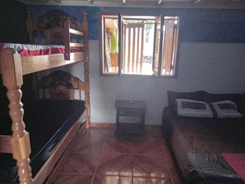 1 double bed