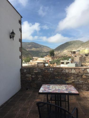 Erkély/terasz, Hotel El Ángel y El Corazón (Hotel El Angel y El Corazon) in Real De Catorce