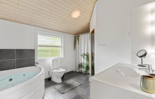 Bathroom, Gorgeous Home In Tarm With Kitchen in Hemmet