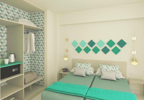 Chambre avec 2 lits