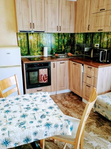 virtuve, Morska Zvezda Guest House in Černomoretsa