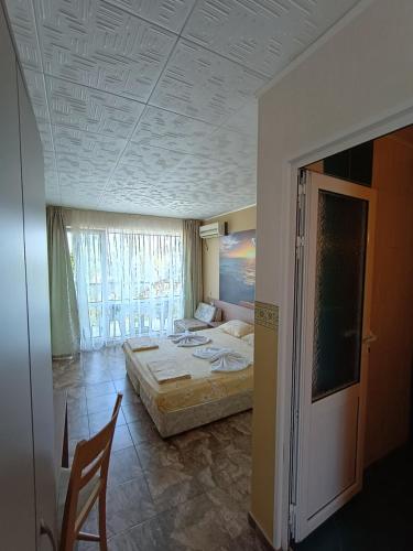 Koplietošanas atpūtas telpa ar TV, Morska Zvezda Guest House in Černomoretsa