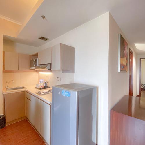 keittiö, 46 m² Talo alueella Ancol, 1 makuuhuone(tta), 1 yksityistä kylpyhuone(tta) (Convenient 1BR Apt Mediterania Marina Ancol) in Ancol