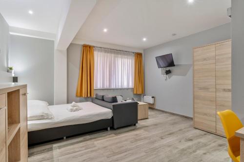 1 double bed