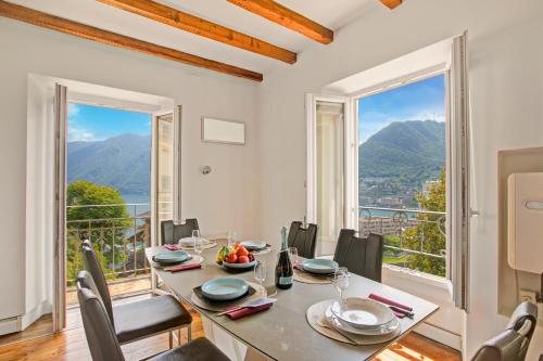 Mirador Del Lago with Lake View Balcony - Happy Rentals in Lugano, Schweiz