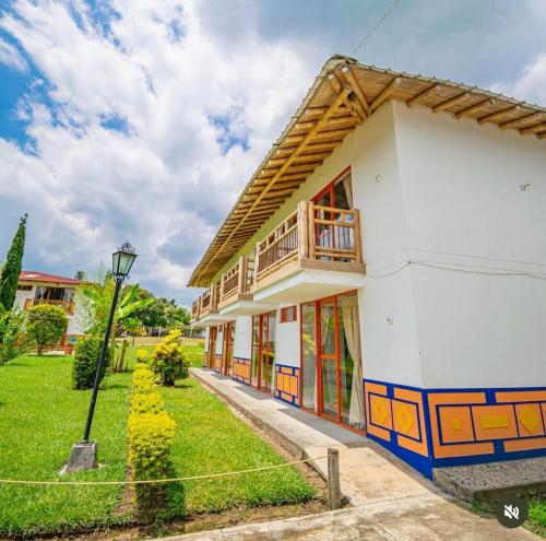 Išorė, Hotel Campestre La Aldea Cabaña Pijao (Hotel Campestre La Aldea Cabana Pijao) in Montenegro