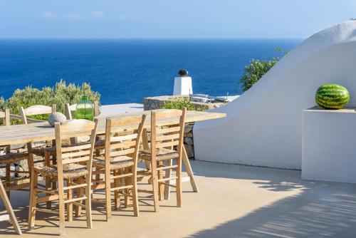 Amazing Sea View, Mykonos Cycladic Villa, Priv Pool – khách sạn tại Psarou