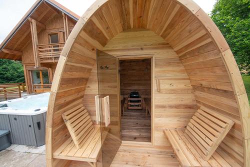 Sauna, Chalet Sequoia - Spa et Sauna in Ban-sur-Meurthe-Clefcy