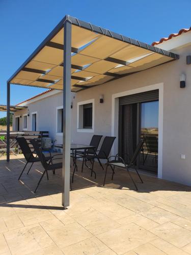 Balkons/terase, Island View Apartments in Moudrosa