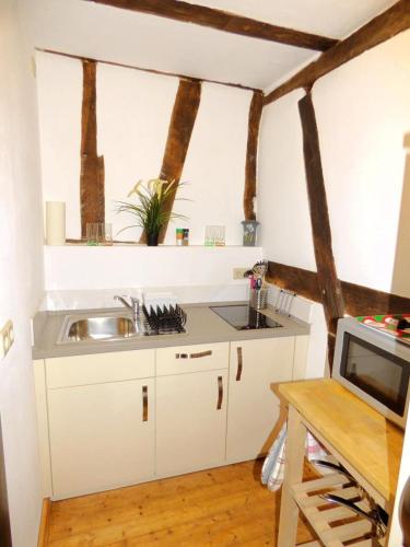 keuken, Ferienhaus Old Winery in Briedel