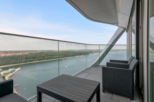 35th Floor Panorama Ocean View Apartment in Aarhus City Center