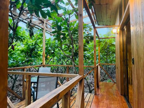 陽台/露台, Río Celeste, Cacahua Lodge (Rio Celeste, Cacahua Lodge) in 瓜圖索