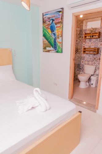 1 double bed