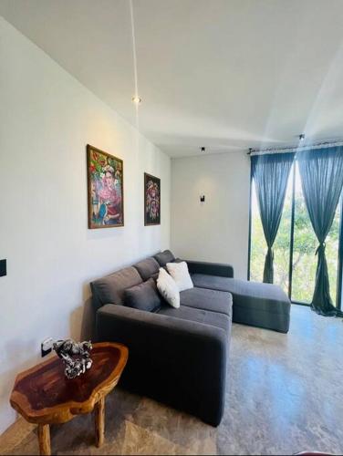 Lush Tulum Jungle Penthouse with Ensuite Rooftop Pool & HighSpeed Wifi in Balcheil, Mexico