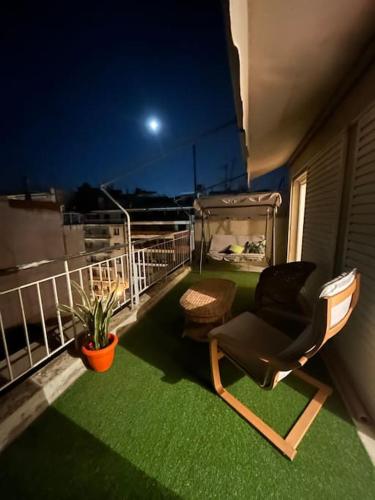 Bohemian Cozy Flat, with terrace 24h available, self- check in, Athen (Foto 10)