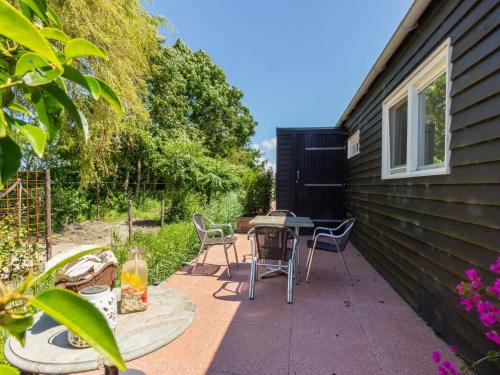 Balcony/terrace, Holiday Home in Zeeland with Romantic Terrace in Zonnemaire