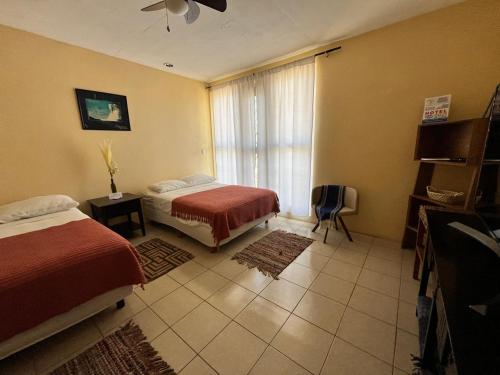 2 double beds