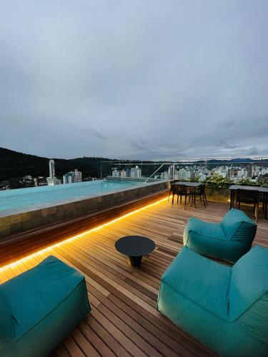 สระว่ายน้ำ, LOFT UP 509 | Mobiliado | WIFI | Piscina | Vaga in วิลาโนวา