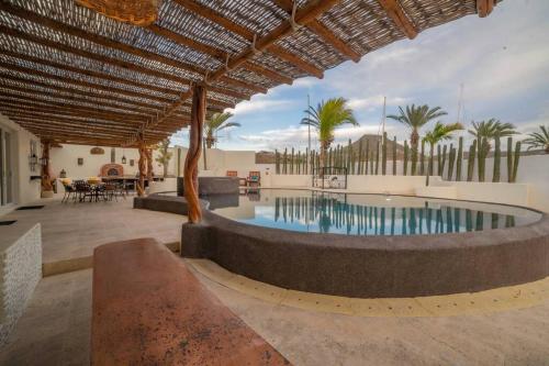 Beachfront Villa Private Pool at Puerta Cortes in La Paz, Mexico