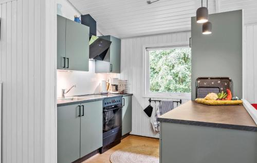 廚房, 3 Bedroom Nice Home In Hadsund in 海爾貝斯考