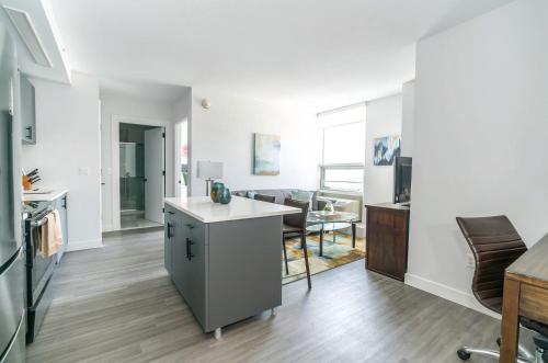 Konyha, Apt Close to Downtown with Gym in New Rochelle (New York)