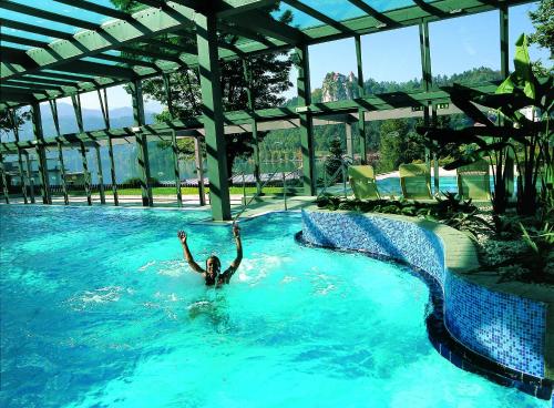 Water park, Carman House in Bled City Center