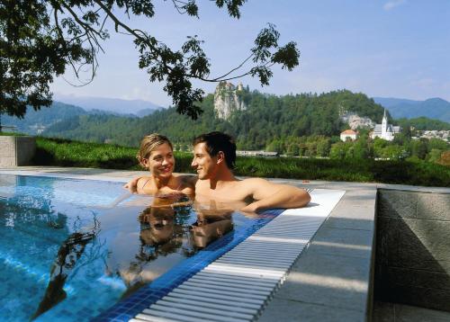Water park, Carman House in Bled City Center